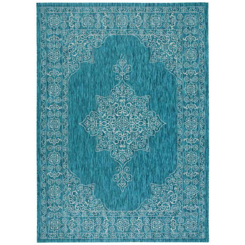 SAFAVIEH Courtyard Maralyn Indoor/ Outdoor Waterproof Patio Backyard Rug