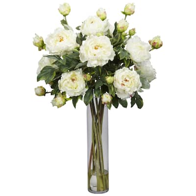 Silk Flower Arrangement with Vase - Southwestern Decor - Home Accent - Decorative Flowers - Table Centerpiece - 32