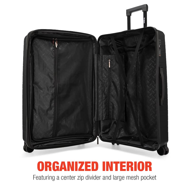 Bobcat Excavator 3-Piece Expandable Hardside Spinner Luggage Set