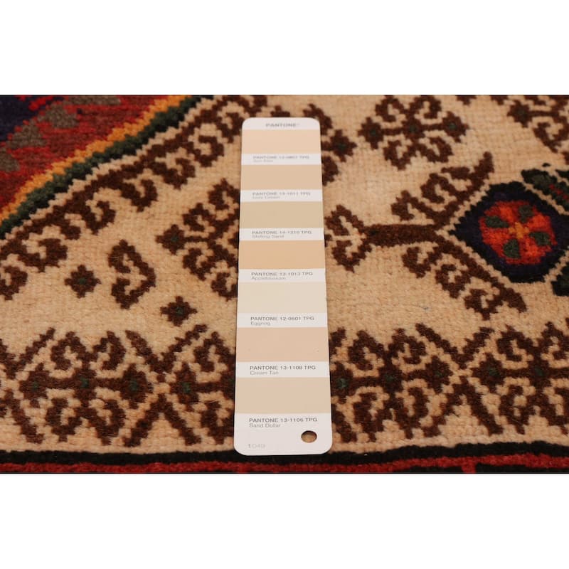 ECARPETGALLERY Hand-knotted Andelz Cream Wool Rug - 4'4 x 6'4