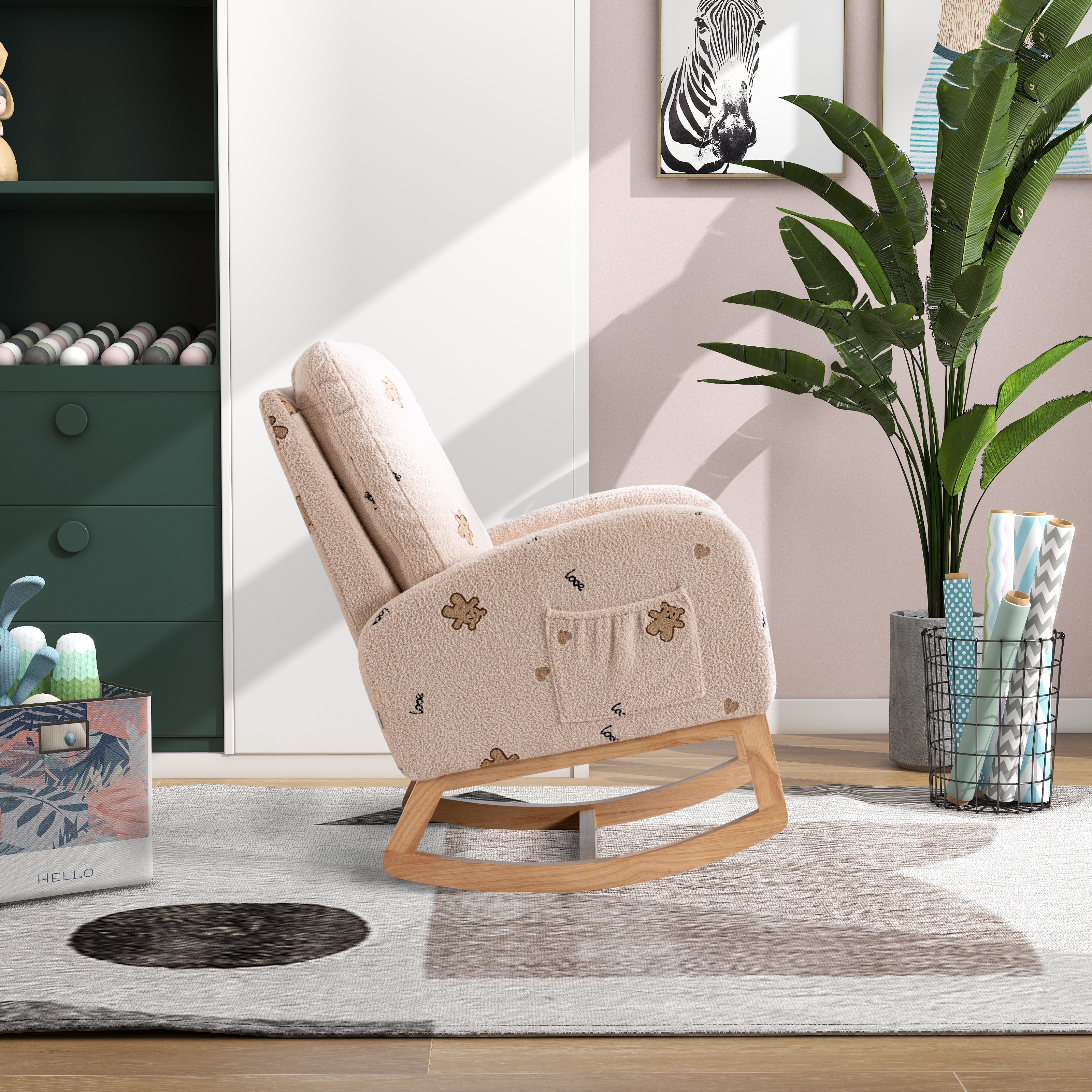Baby upholstered sale chair