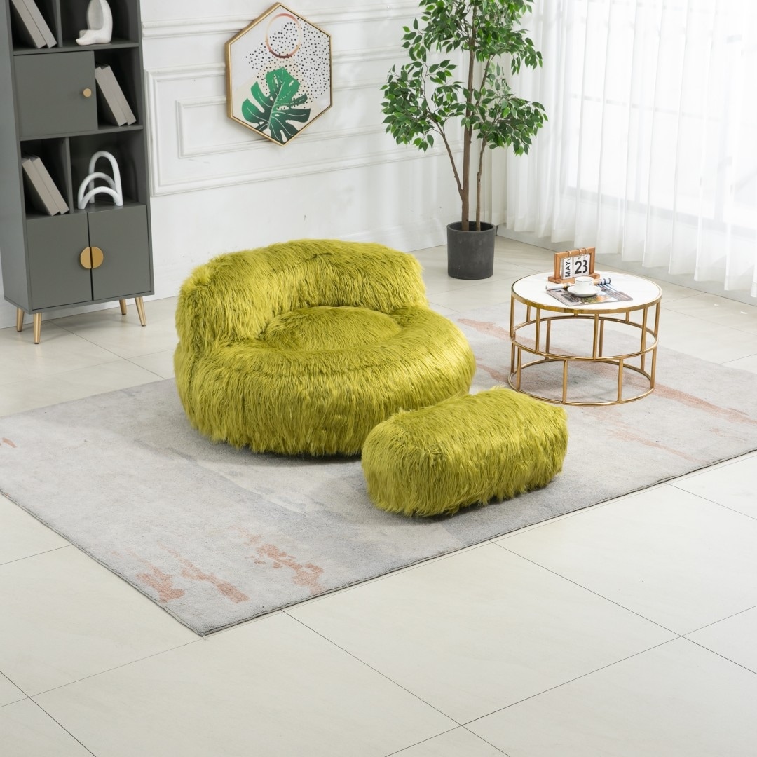 High back clearance bean bag chair