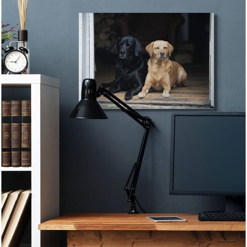 Stupell Best Friends Dog Pet Animal Home Cabin Photo,16x20, Proudly Made in USA - Multi-Color