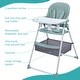 preview thumbnail 15 of 18, 2 in 1 Baby Highchairs Portable Feeding and Eating Seat