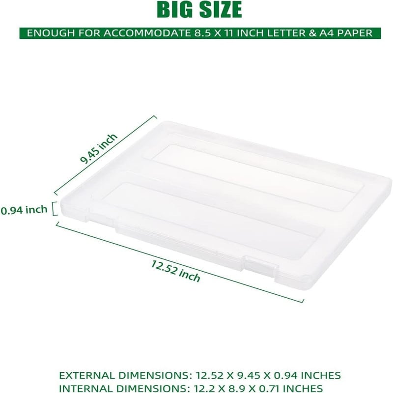  Storage Box For 8 1/2 X 11 Paper