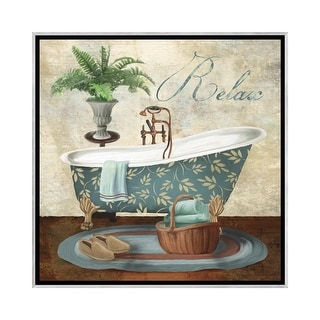 iCanvas "Bath Relax" by Conrad Knutsen Framed - Bed Bath & Beyond ...