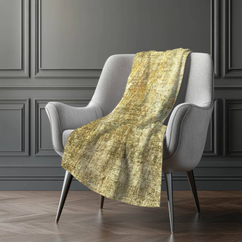 Premium Machine Washable Modern Abstract Sherpa Throw Blanket