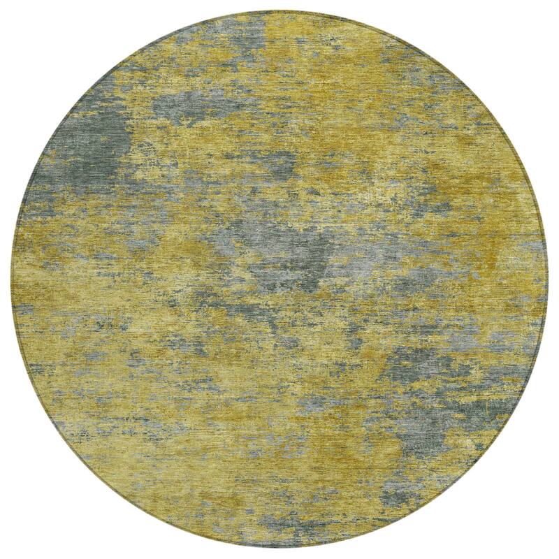 HomeRoots Abstract Transitional Rectangle Outdoor Rug
