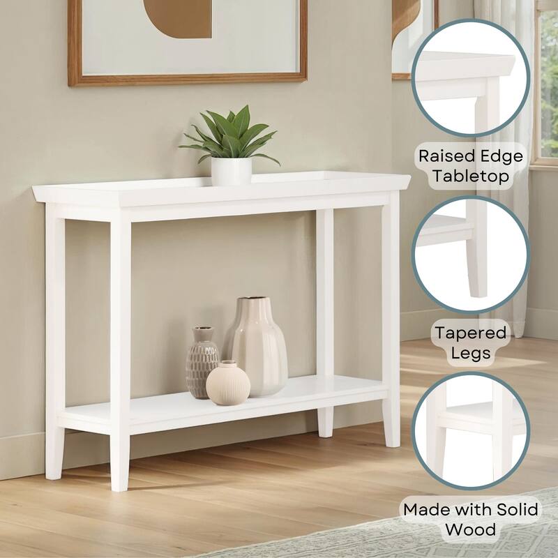 Convenience Concepts Ledgewood Console Table with Shelf