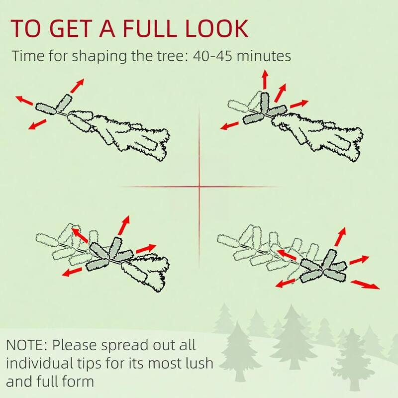 Artificial Christmas Tree,Snow-Flocked Slim Pine Artificial Christmas Tree with Realistic Branches and 1084 Tips - Green