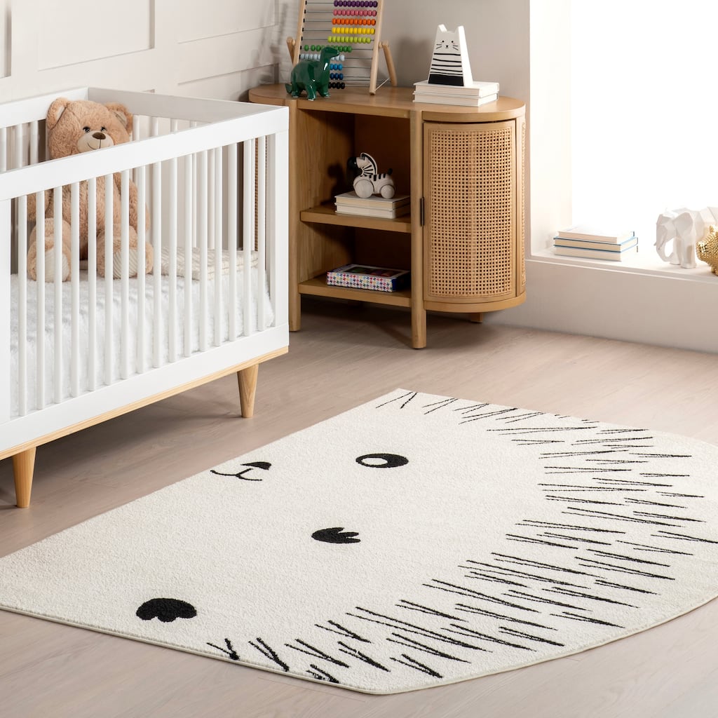 Nuloom Amelie Hedgehog Kids Area Rug.