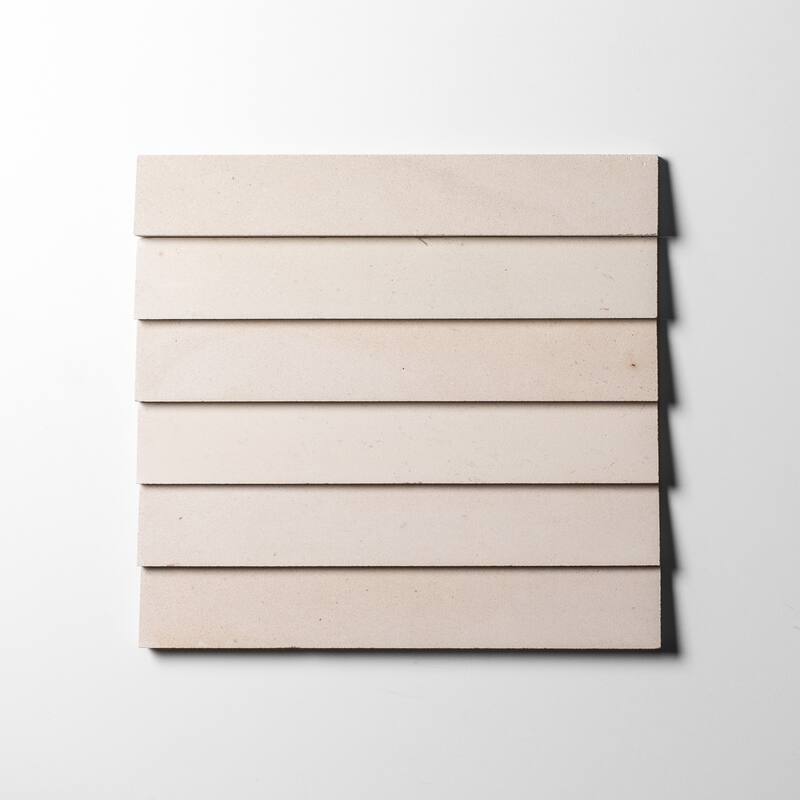 Stone Strip 2 in. x 12 in. Island White Honed Limestone Wall Tile