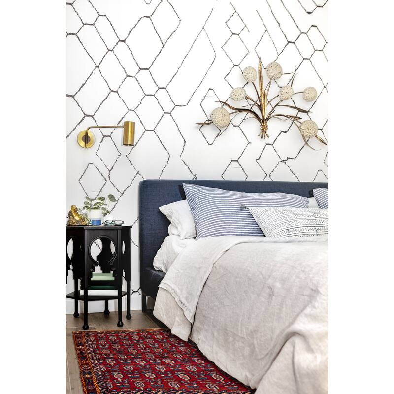 ECARPETGALLERY Hand-knotted Melis Red Wool Rug - 4'9 x 6'6