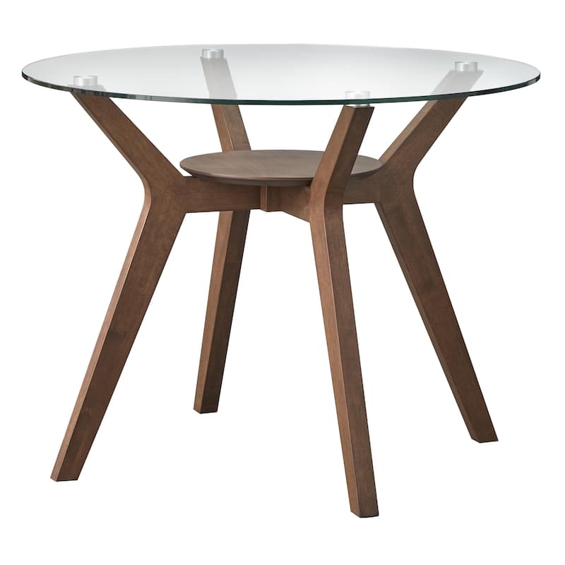 Lifestorey Everest Glass Top Dining Table