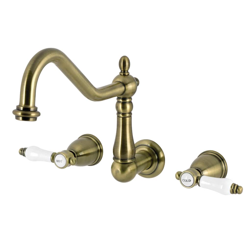 Kingston Brass Bel-Air Two-Handle Wall Mount Roman Tub Faucet