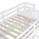 preview thumbnail 8 of 7, Twin over Twin Bunk Bed With 2 Drawers,3 Shelves and Slide,Sturdy Frame