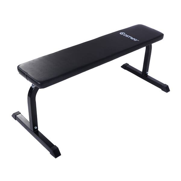 Shop Costway New Sit Up Bench Flat Crunch Board Ab Abdominal Fitness Weight Exercise Arc Base On Sale Overstock 24186327