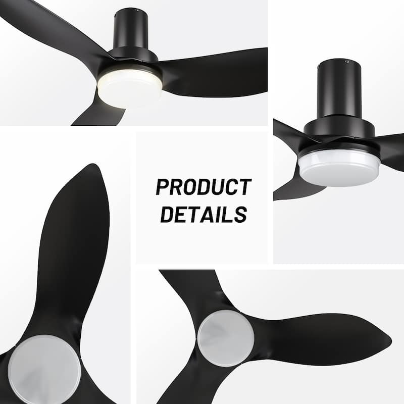 CARRO Haddington 45-inch Indoor Ceiling Fan with Light and Remote