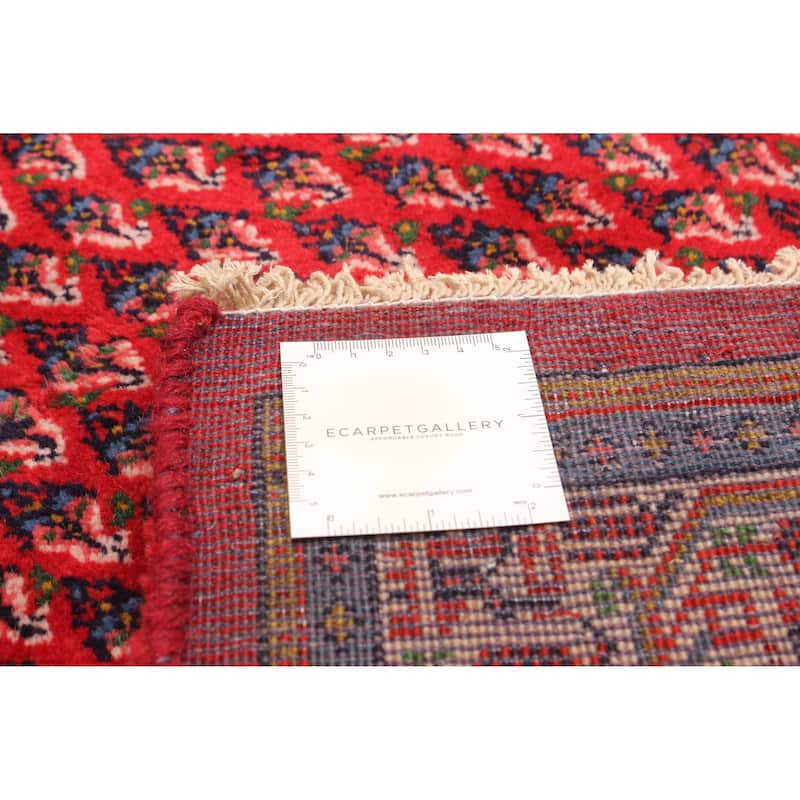 ECARPETGALLERY Hand-knotted Andelz Red Wool Rug - 3'5 x 9'8
