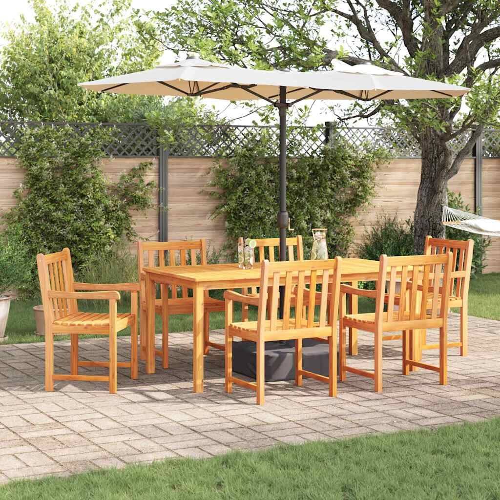 vidaXL Garden Dining Set Brown solid acacia wood - 35 x 71 x 30