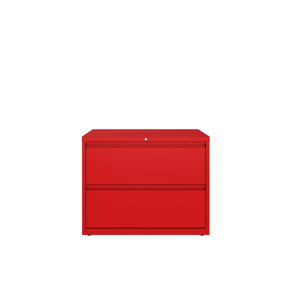 8000 Series 36" Wide 2-Drawer Lateral File Cabinet, Charcoal