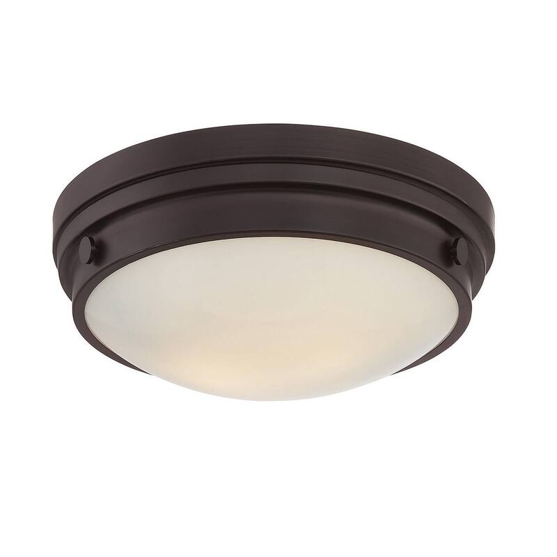 Savoy House Lucerne 2-Light Flush Mount - English Bronze
