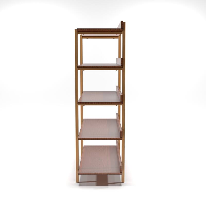 Bizi Contemporary Metal 5-Tier Display Shelf by Furniture of America