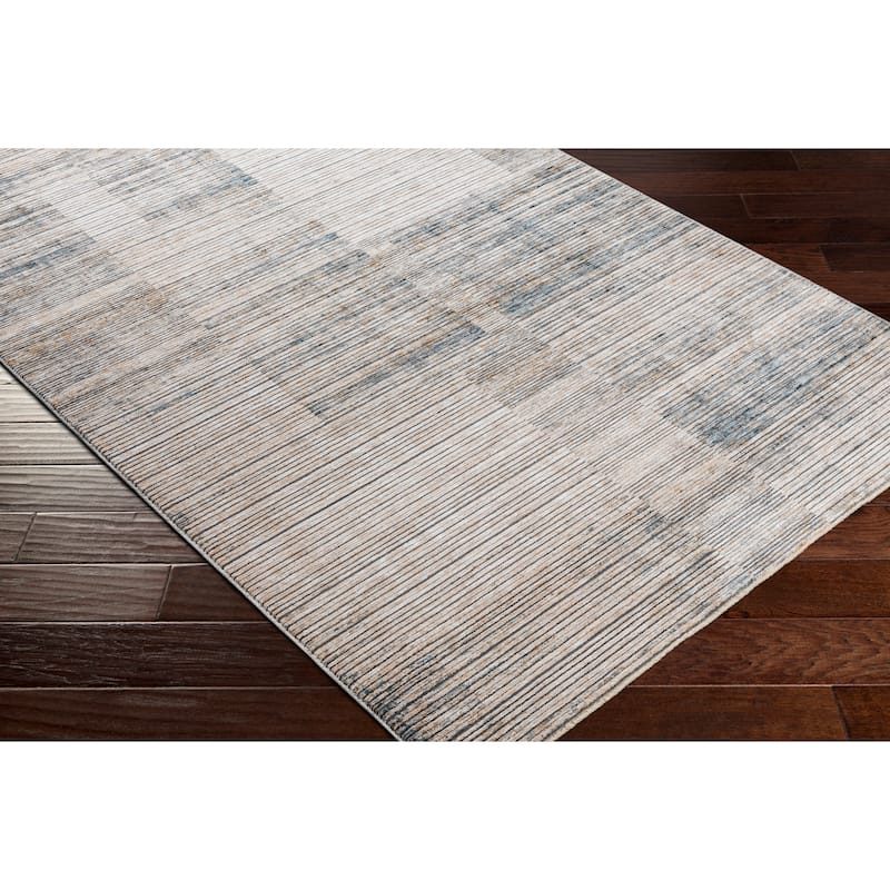 Artistic Weavers Wrexham Abstract Gray Blue Area Rug