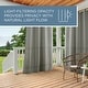 preview thumbnail 47 of 128, ATI Home Indoor/Outdoor Solid Cabana Grommet Top Curtain Panel Pair