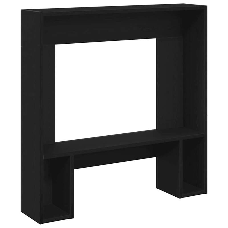 vidaXL Fireplace Surround 31.9x7.1x32.3" Engineered Wood