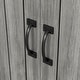 preview thumbnail 4 of 19, DH BASIC Jody Farmhouse Adjustable 4-Shelf Double-Door Shoe Cabinet with Lift-top Storage by Denhour
