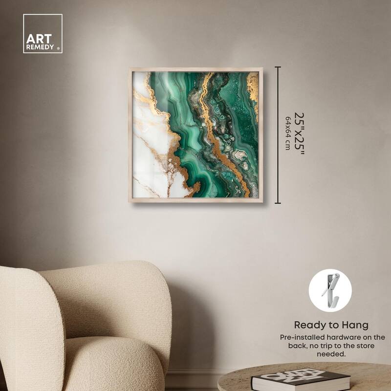 Malachite Majesty Shadowbox by Art Remedy