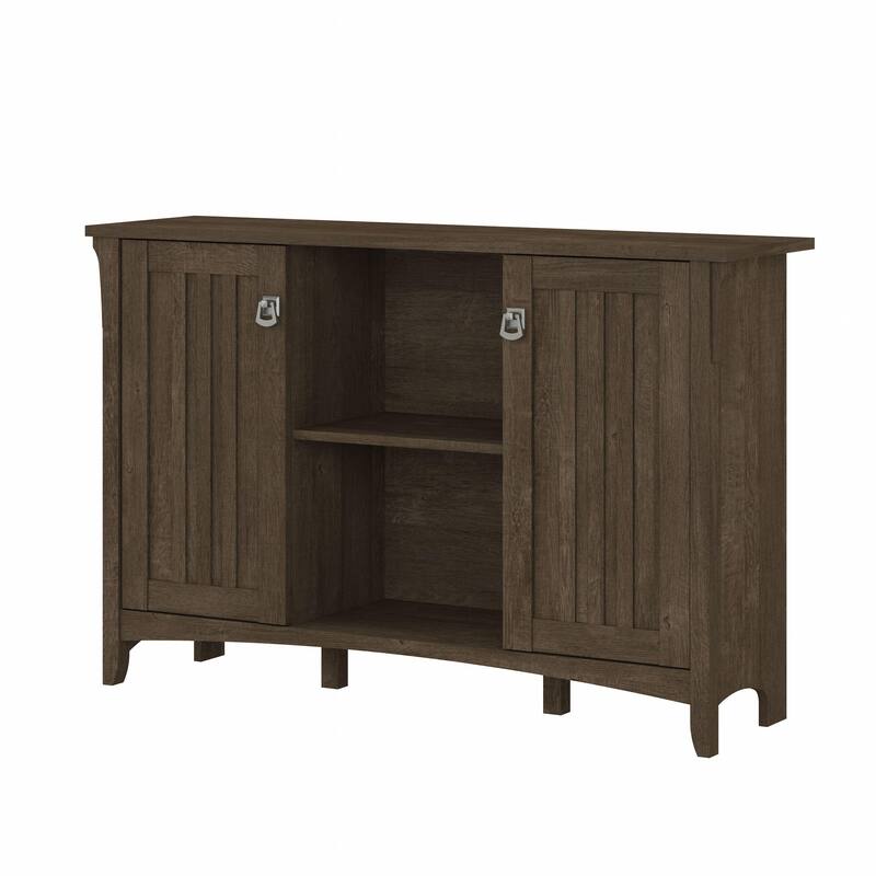 Salinas Accent Storage Cabinet with Doors by Bush Furniture - Ash Brown