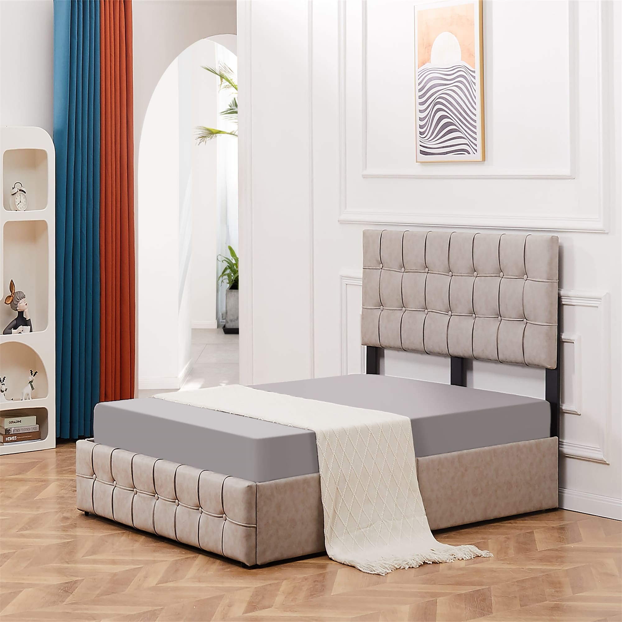 Pepperfry shop upholstered bed