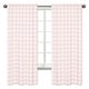 preview thumbnail 1 of 3, Pink Buffalo Plaid Check 84-inch Window Treatment Curtain Panel Pair - Blush White Shabby Chic Woodland Rustic Country Farmhouse