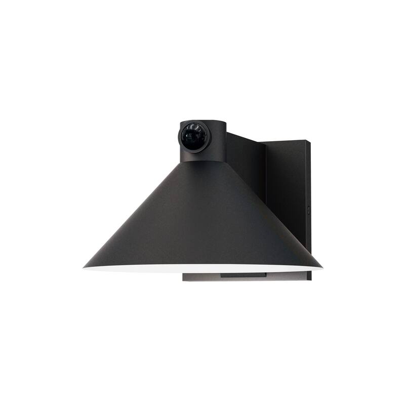 Maxim 86141MSP Conoid LED 6" Tall LED Wall Sconce - 3000K, 400 Lumens, - Black