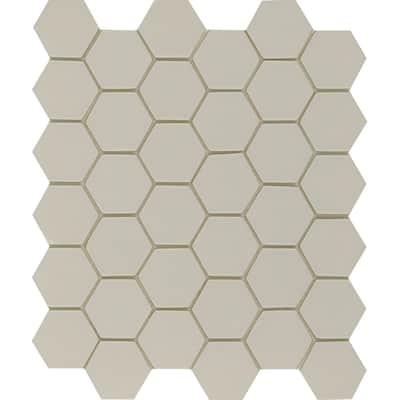 Emser Tile Concept - 10-5/8" Geometric Mosaic Wall Tile - Semi-Gloss