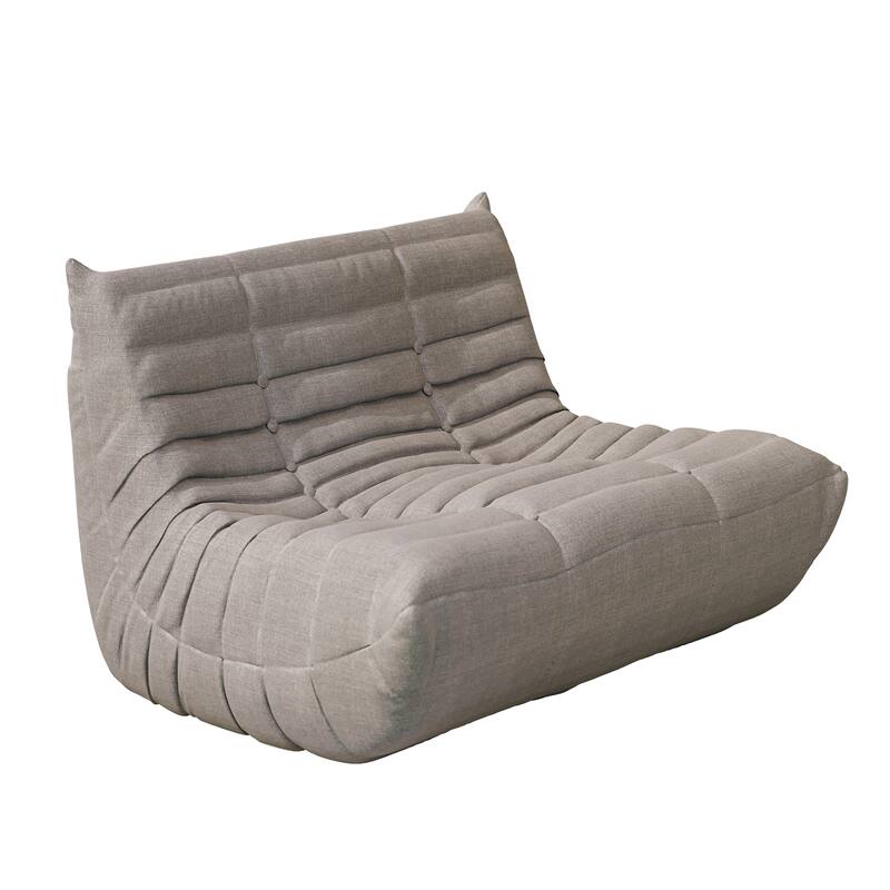 Outdoor Club Chair Patio Wood Arm Chair with Cushion Set of 2