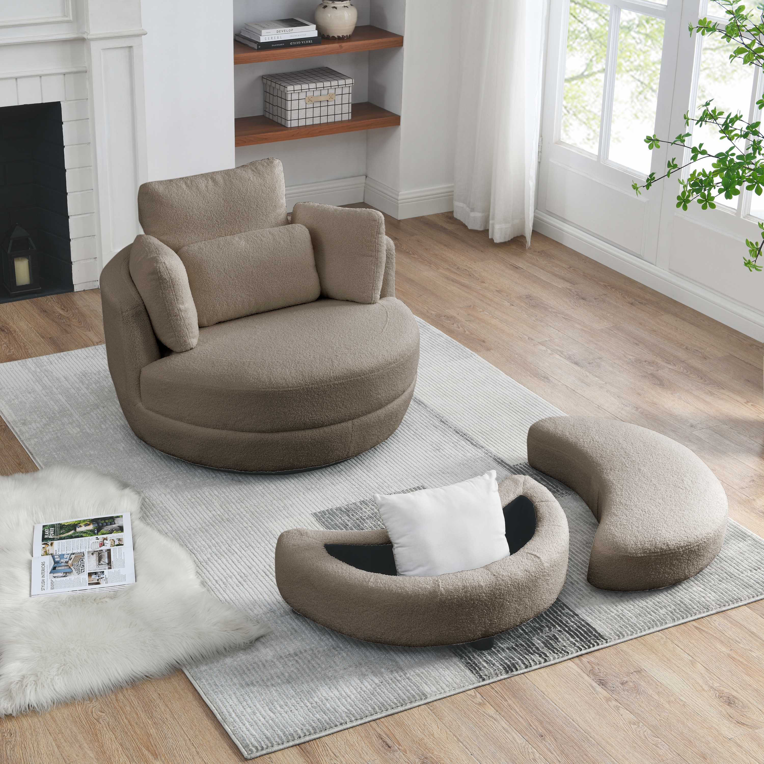 Avel swivel barrel sale chair