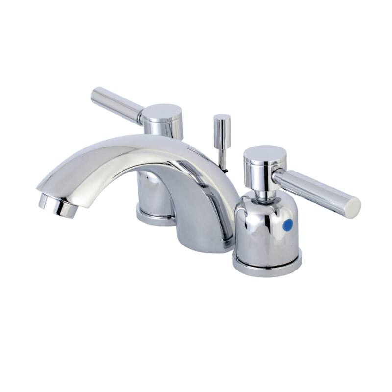 Kingston Brass Concord 1.2 GPM Widespread Bathroom Faucet with Metal - Polished Chrome