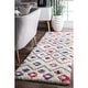 preview thumbnail 1 of 10, Nuloom Tatyana Moroccan Diamond Trellis Shaggy Area Rug - 2'8" x 12' Runner 2'8" x 12' Runner - Pink