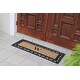 preview thumbnail 10 of 187, Non Slip Coir Low Profile Myla Monogrammed Entry Doormat, 17.7"x47.25"
