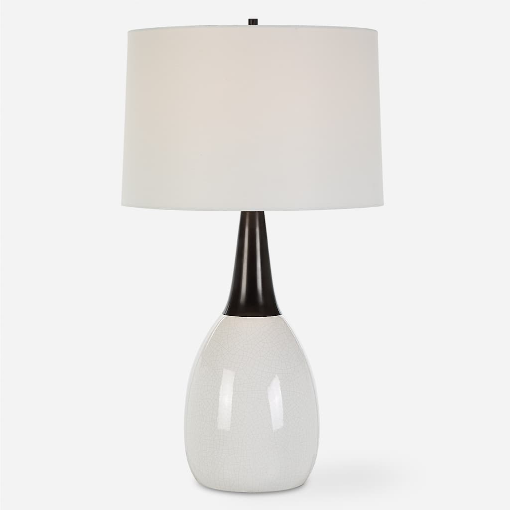 Uttermost Fralin White Table Lamp - 30.5'' H X 17'' W X 17'' D