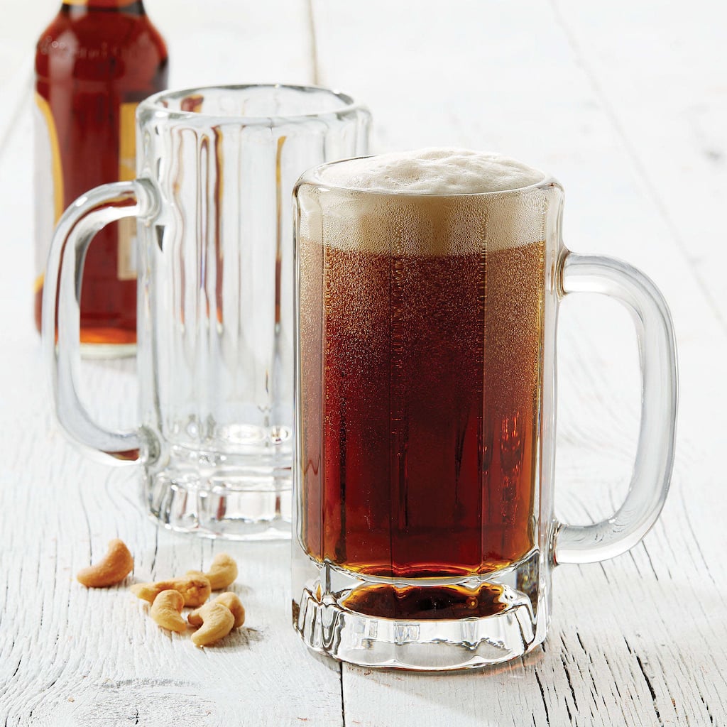Libbey Heidelberg Glass Beer Mugs, 16-ounce, Set of 4 - Set of 4