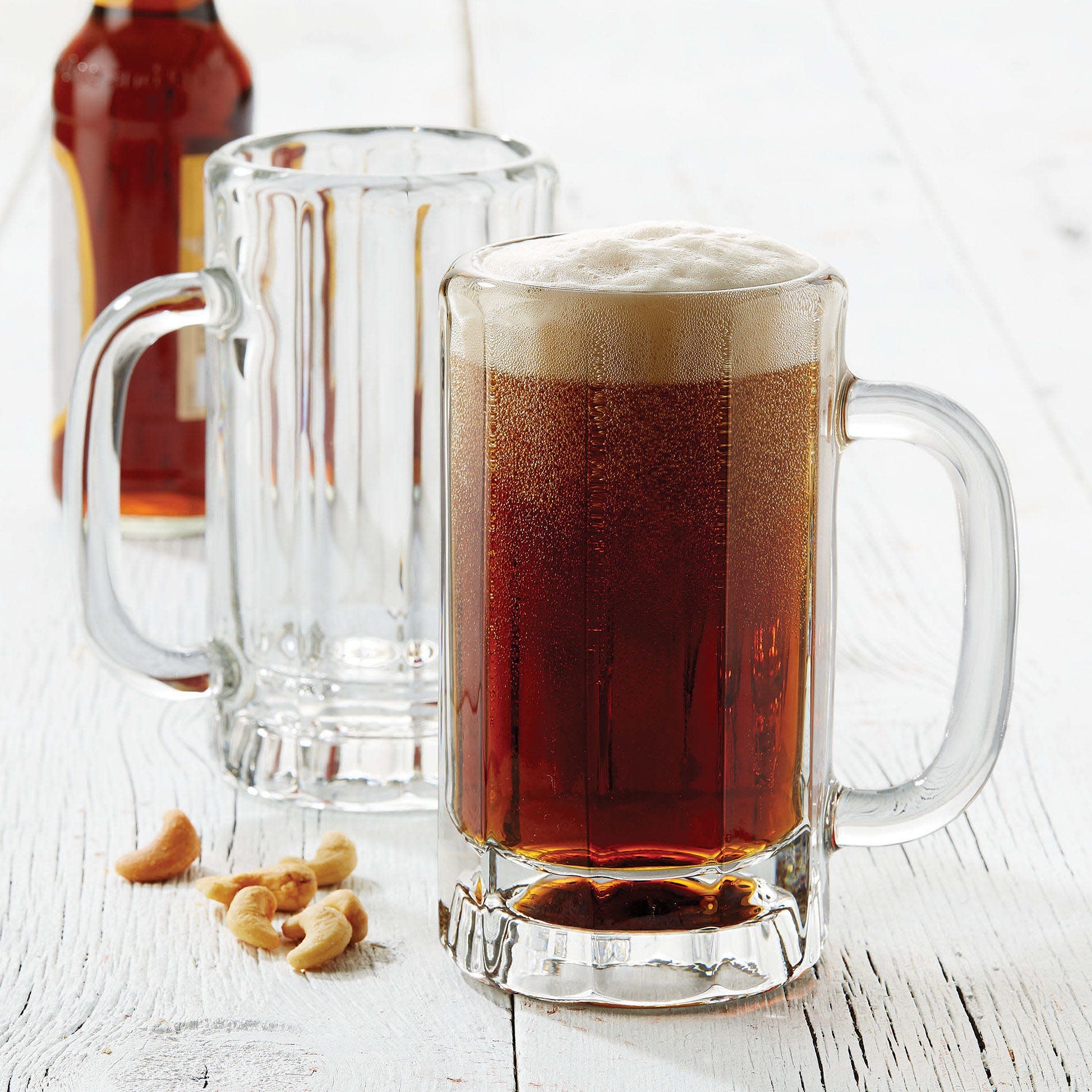 Libbey Heidelberg Glass Beer Mugs, 16-ounce, Set of 4 - Set of 4
