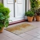 preview thumbnail 47 of 50, Machine Washable Indoor/ Outdoor Abstract Ombre Chantille Rug Copper - 1'8" x 2'6"