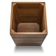 preview thumbnail 8 of 6, Teak Waste Basket