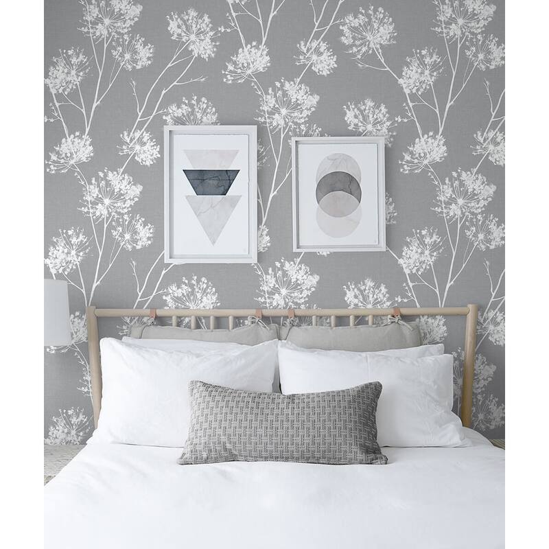 NextWall One O'Clocks Botanical Peel and Stick Removable Wallpaper