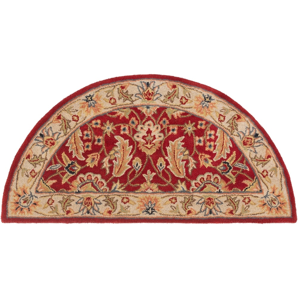 Livabliss Traditional Caesar Border Area Rug