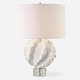 preview thumbnail 1 of 5, Uttermost Saylor White Table Lamp - 27.5'' H X 19'' W X 19'' D
